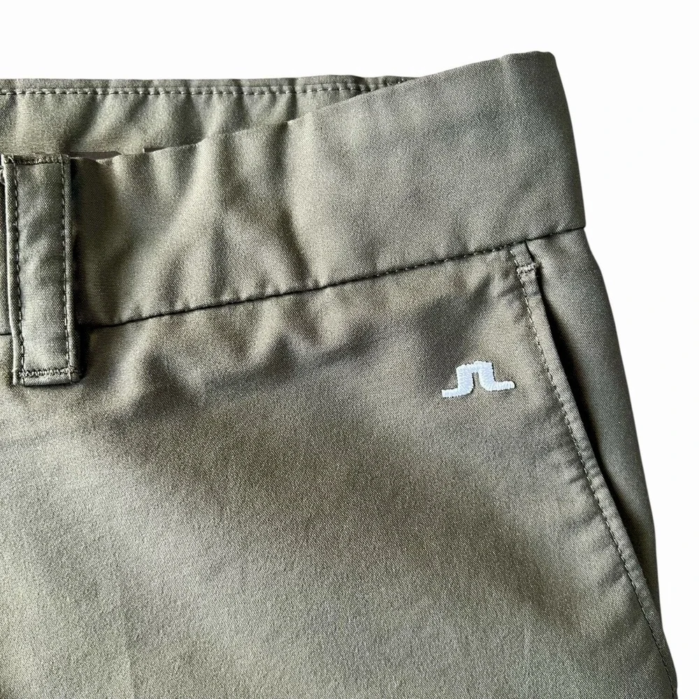 J. Lindeberg Elof Pants 30x34 Mens Green Golf Trousers Stretch Slim Fit
